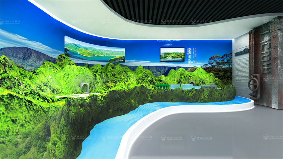 水系工程展厅设计-引汉济渭实验基地展厅