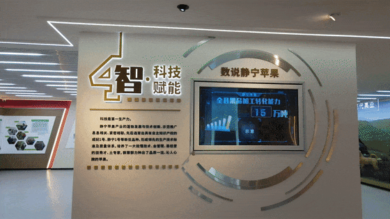 苹果展厅设计施工-甘肃静宁苹果苹果科创馆